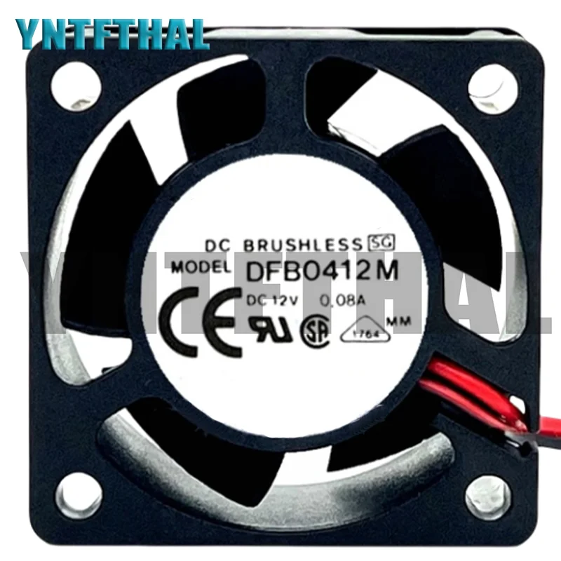 NEW DFB0412M DC12V 0.08A Two Lines Cooling Fan