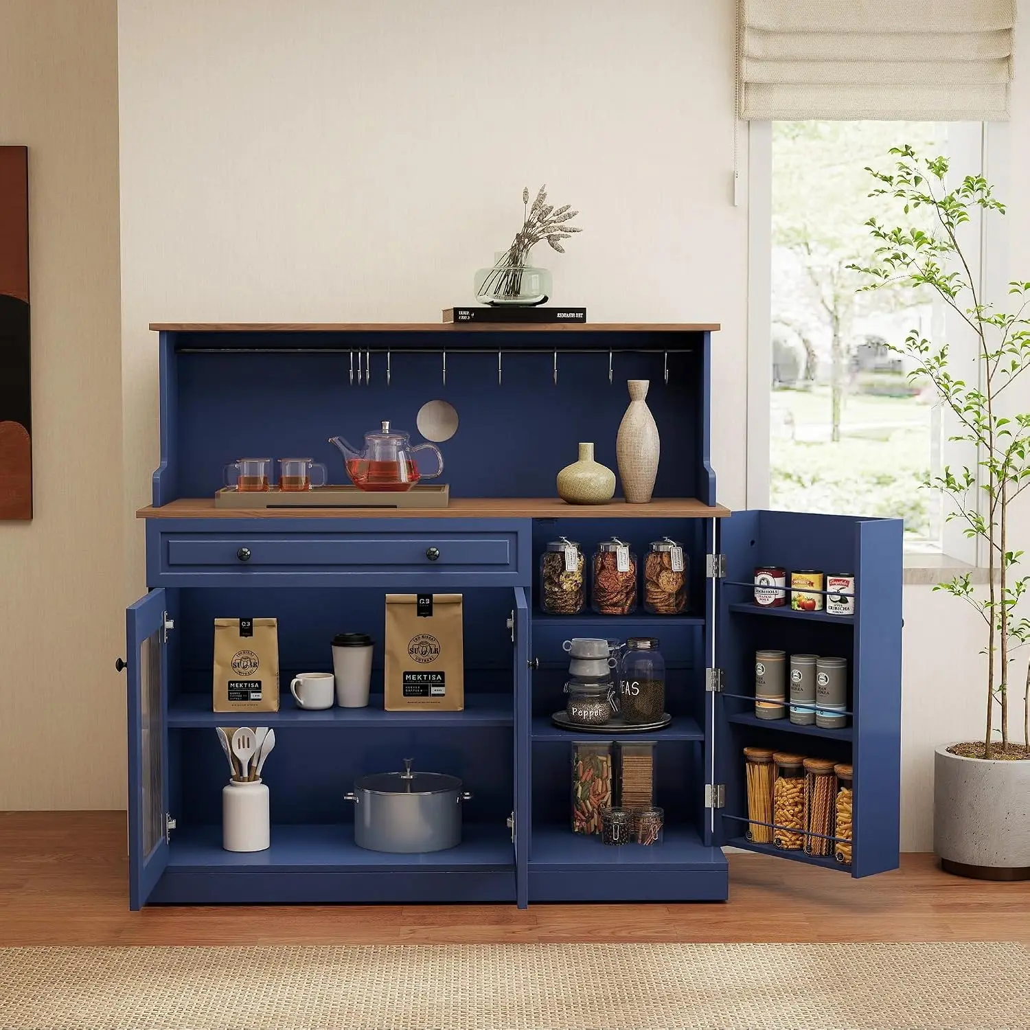 Kitchen Pantry Cabinet Drawer, 48