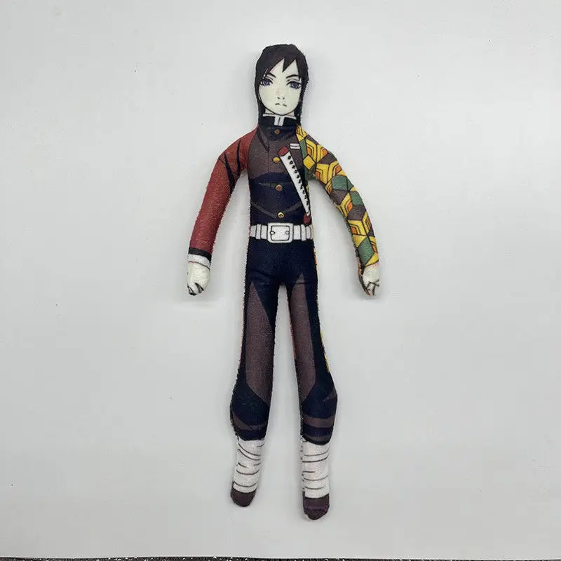 Demon Slayer: Kimetsu No Yaiba Comedy Doll Demon Slayer Doll with Iron Wire Skeleton Frame Twistable Toy Fun Gift Goods in Stock