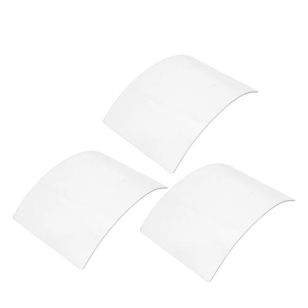 3Pcs Sandblasting Hood Dust Mask Lens Replacement Organic Glass Lens Part Sandblaster Protective Cover Sand Grinding Hoods