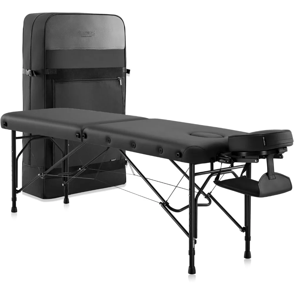 Premium Ultra-Light Travel-Sized Aluminum Portable Massage Table Spa Bed Package