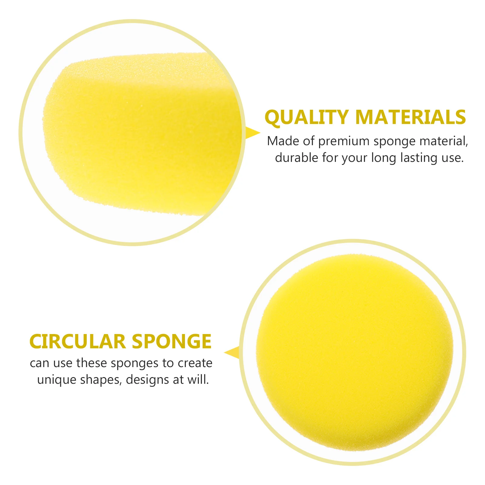 

10Pcs Children Painting Sponge Cake Watercolor Sponges for Kids DIY Art Graffiti Activity Round Artist Sponge Tool