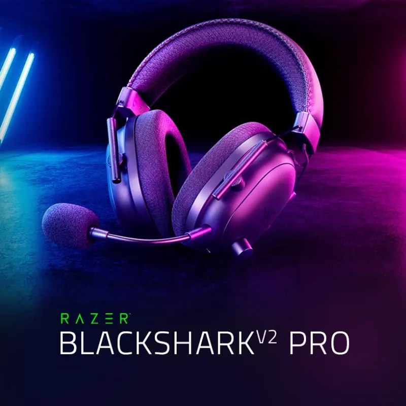 Razer BlackShark V2 Pro 2.4G+ Bluetooth  -Wireless  for PS  Premium Esports Gaming Headset HyperSpeed Wireless Technology