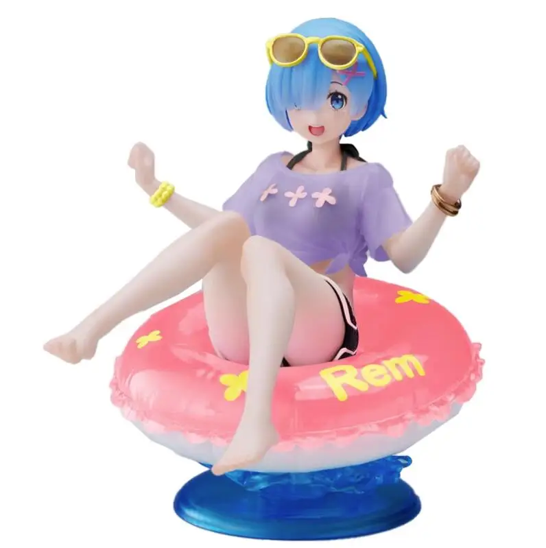 

Без коробки 10 см японская оригинальная аниме-фигурка Rem Pool Party ver фигурка Коллекционная модель игрушки для мальчиков