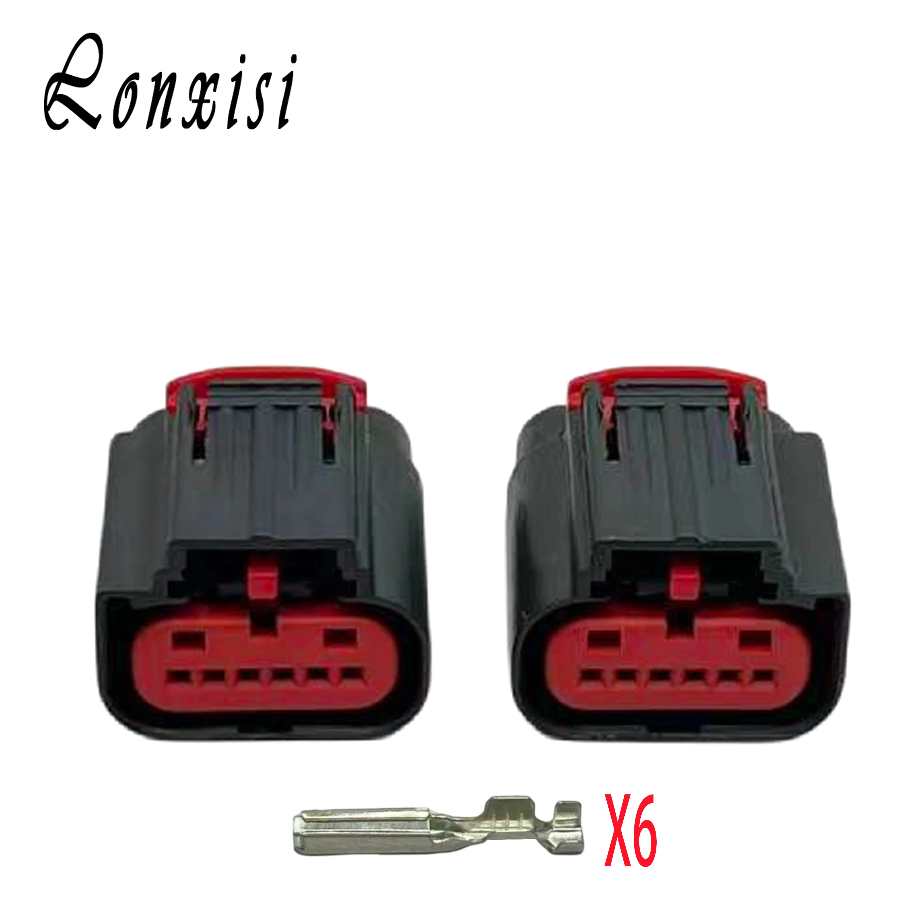 6 Pin 1438153-5 1-1419168-1 1-1419168-2 Accelerator Pedal Position Throttle Connector Mass Air Flow Meter Socket For Ford GM
