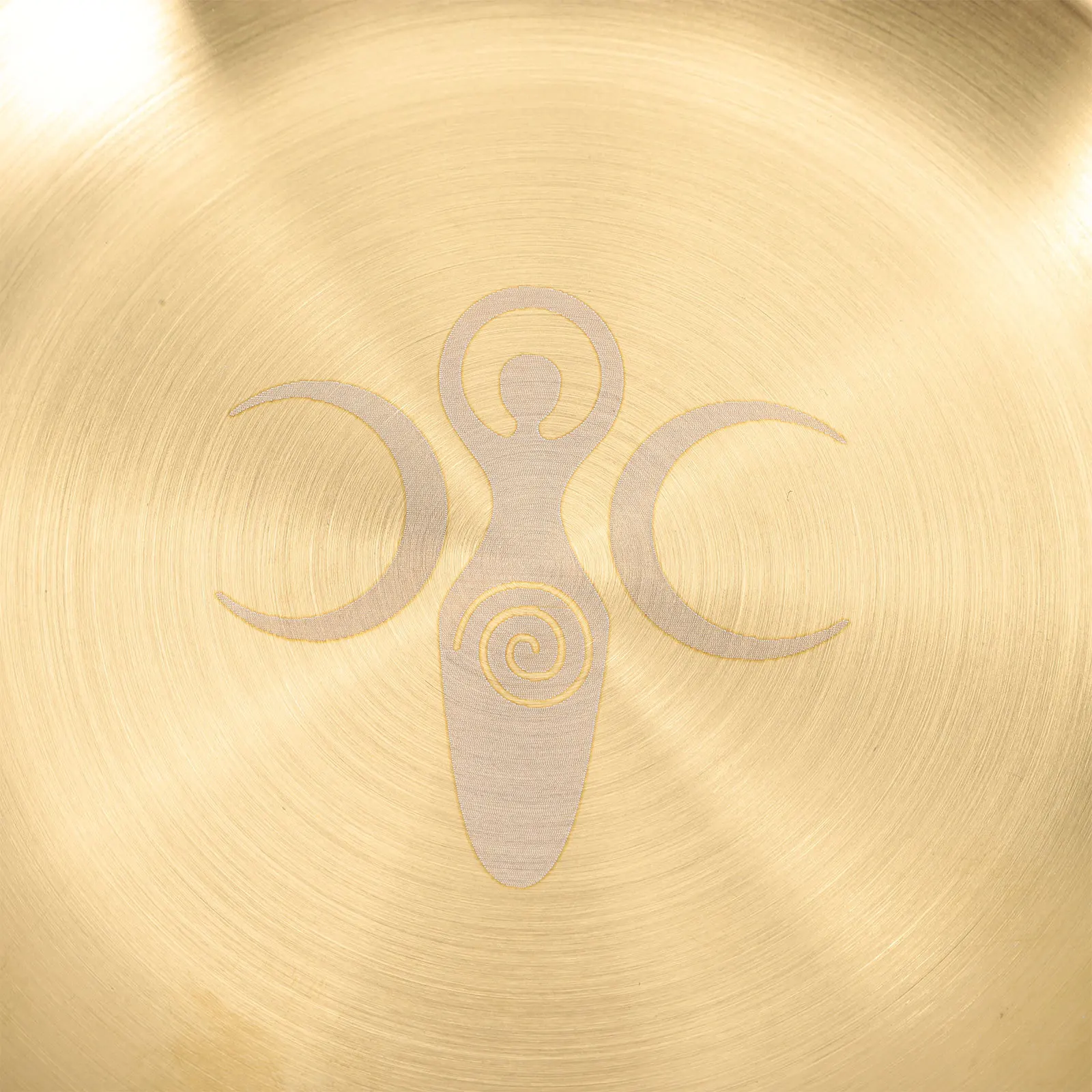 

Tarot Holder Round Metal Tray For Altar Decoration Ritual Plate Storage Tray Decorative Stand Tabletop