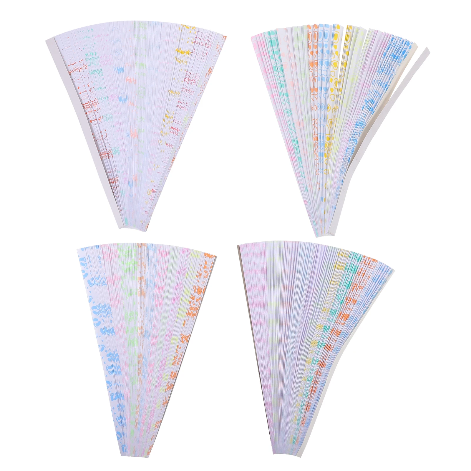 

840 Pcs Origami Star Paper Strips DIY Handmade Decorative Craft Supplies Students Party Festival