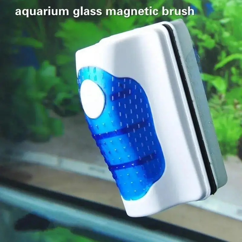 Fish Tank Glass Scraper Cleaner Floating Magnetic Aquarium Brush Algae Remover Cleaning Tool For Fish Tank Aquarium Glass