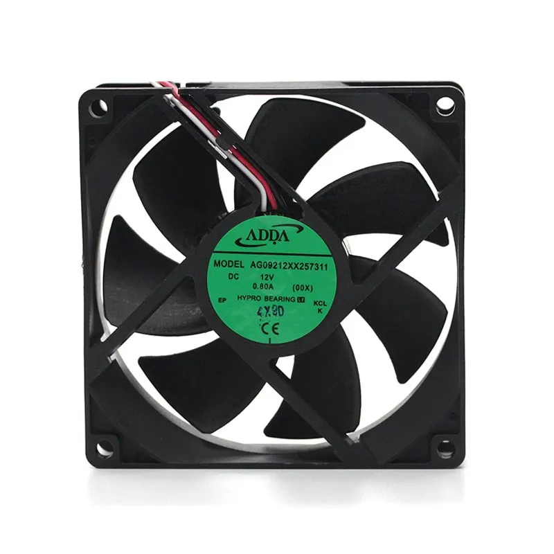

AG09212XX257311 For ADDA 12V 0.8A 9mm 9225 Max Airflow Rate Chassis cooler cooling fan
