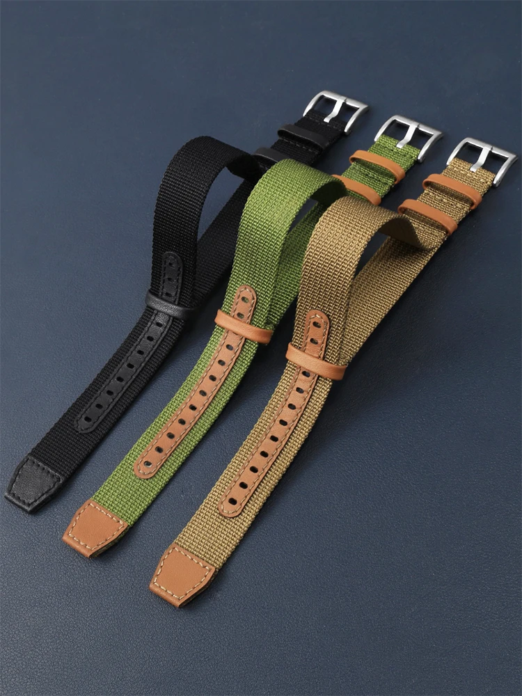 

Nylon Watch Belt Adapted Substitute Khaki Field Navy Seiko Citizen Canvas Watch Chain Man
