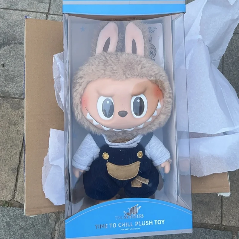 

In Stock Labubu V1 Series Anime Figure Time To Chill Doll Delicated Model Labubu Toy Home Decoration Birthday Gift Collect Toys