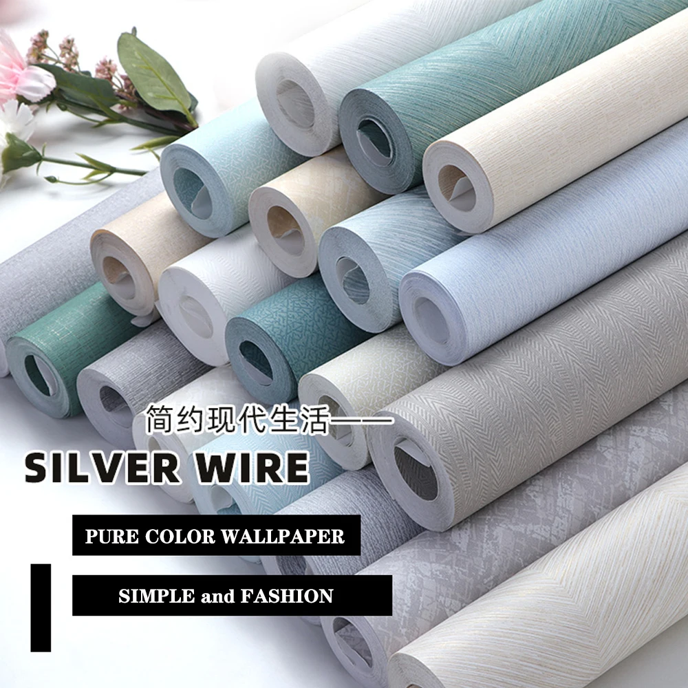 

Bedroom Wallpaper Pure Pigment Color Nordic Modern Minimalist Living Room Room Wallpaper Background Wall Porch Wallpaper Sticker