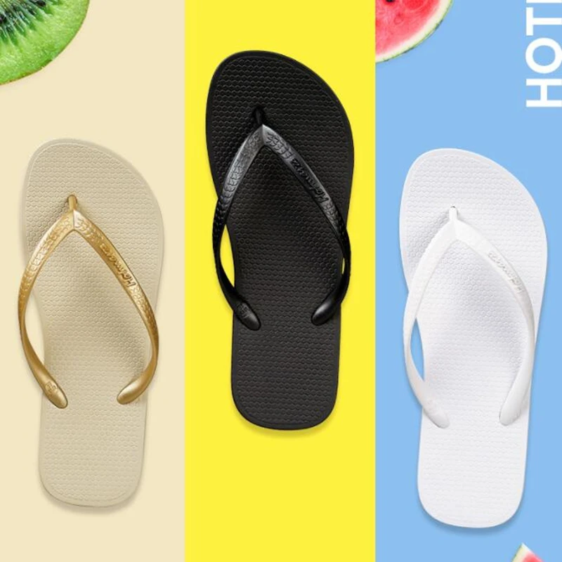 New Summer Girls Flip Flops Women Slippers Solid Color Beach Non-slip Outsole Shoes Female Sandals