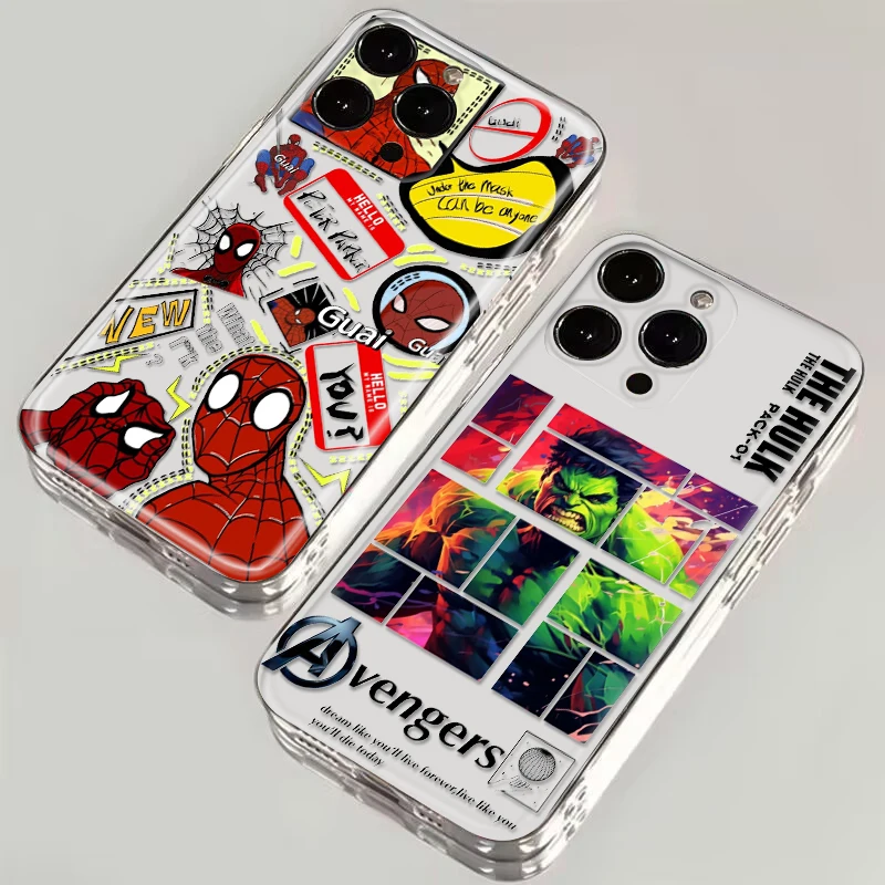 S-Spider M-Man Soft Case for Moto G9 Powe E12 E22I E22 G52 G42 G32 G22 G23 P40 P30 Edge 40 neo 50 Ultra E32 G04 G14 G84 G62