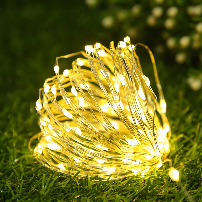 3/5M Led Fairy Lights Firefly String Lights DIY Garden Home Party Wedding Festival Bedroom Patio Decor LED Fairy String Lights