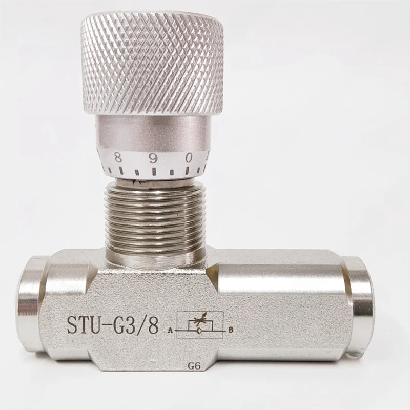 CYCLI-STU-G3/8 صمام الخانق الهيدروليكي عالي الضغط في اتجاه واحد صمام التحكم في التدفق التحكم في السرعة للأسطوانات الهيدروليكية