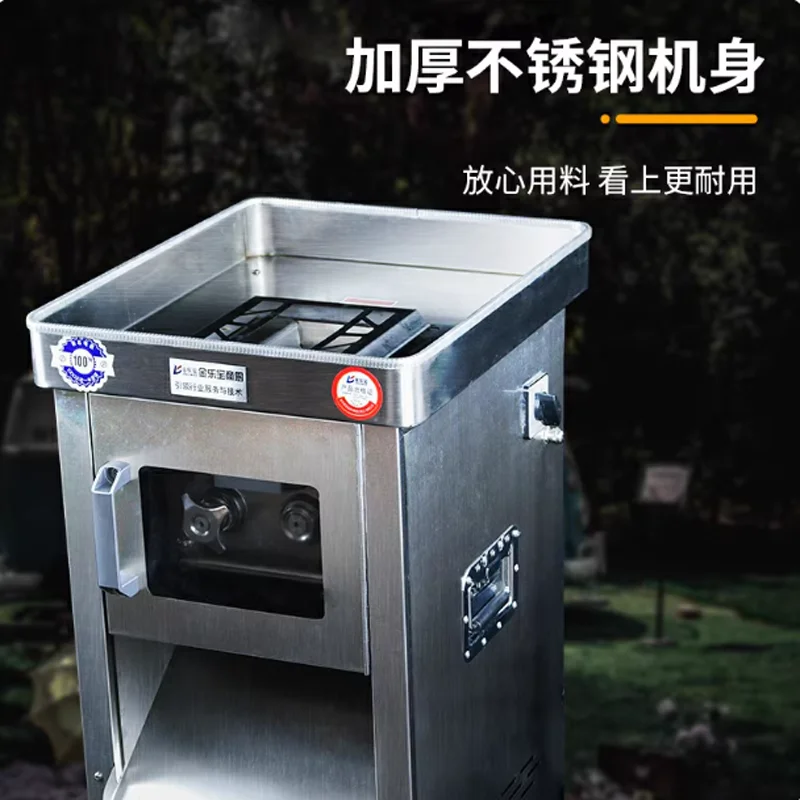 

Automatic Commercial Mini Table Top Food Cutting Cutter Vegetable Fruit Slicer Fresh Meat Slice Machine