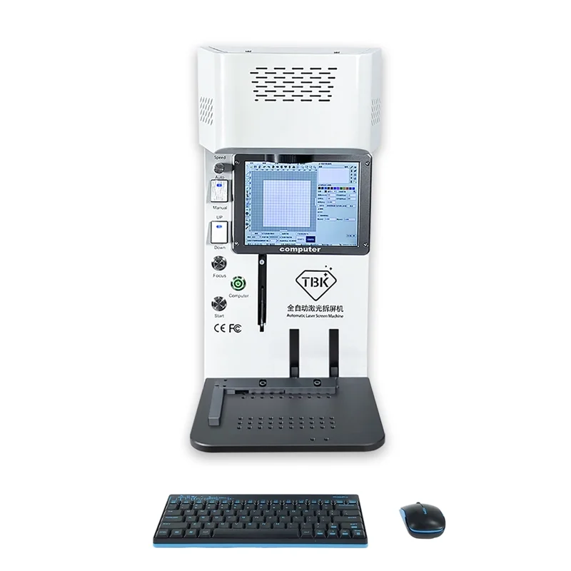 MEJOR PRECIO TBK 958A 958B Máquina de marcado de grabado y corte láser para IPhone, máquina separadora de marco removedor de vidrio trasero