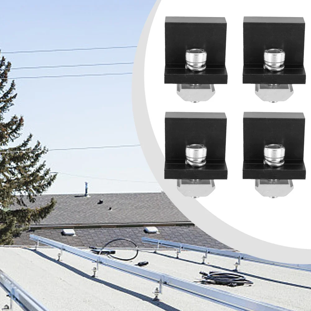 4 szt. wspornik panelu słonecznego Mocowanie zacisku końcowego PV Mocowanie środkowego zacisku 30 mm/35 mm PV Panel słoneczny Zaciski do montażu Uchwyt Szyna montażowa — zdjęcie 7