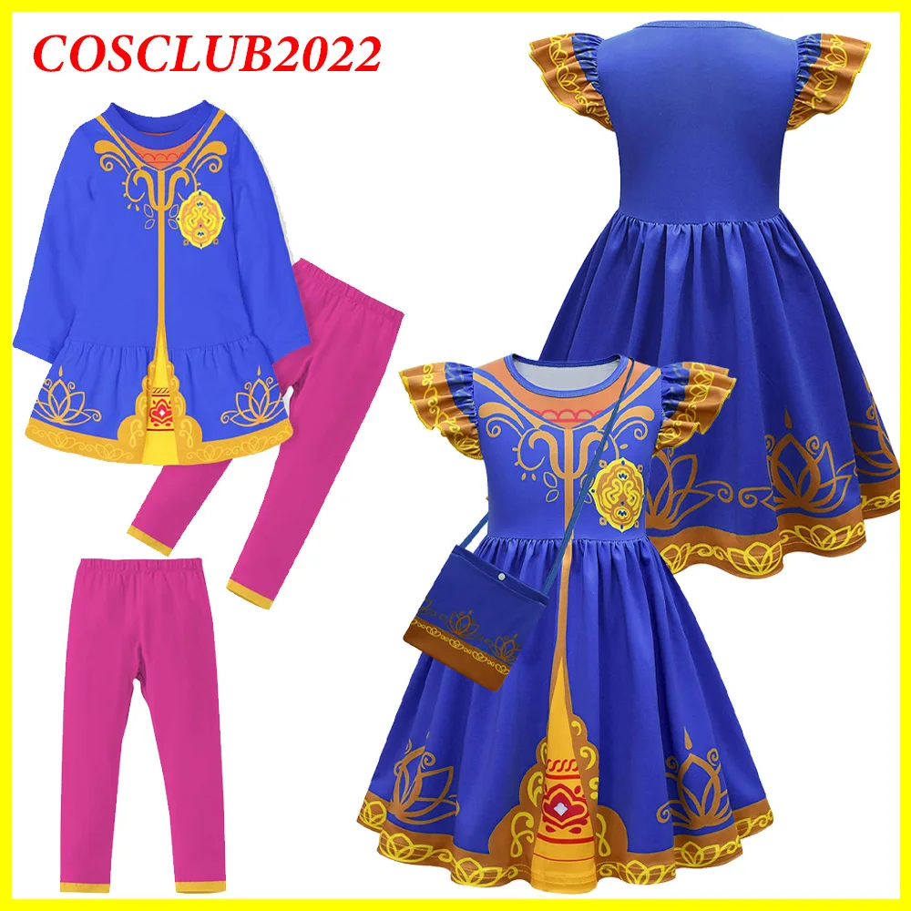 

Детское платье Миры, королевский костюм для косплея с героями мультфильмов, костюм детектива, брюки, карнавальный костюм на Хэллоуин