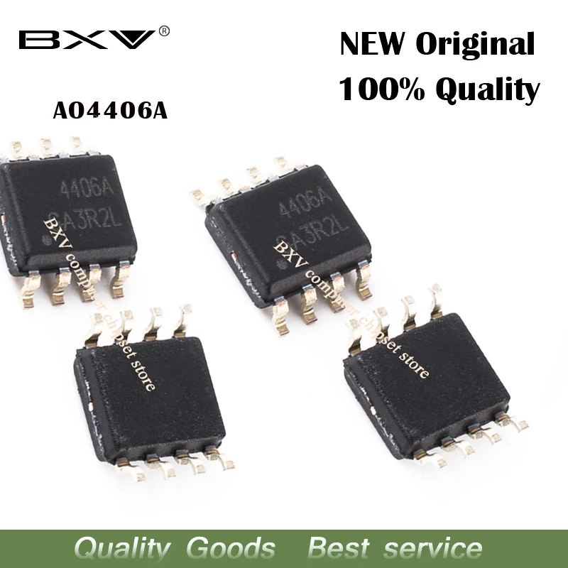 10PCS   AO4406A AO4406 4406A 4406 SOP 100% new original laptop chip  in stock