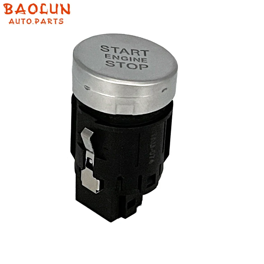 BAOLUN   Chrome Engine Start Stop Switch Push Button 4G1905217A For Audi 2012-2018 A6 C7 S6 A7
