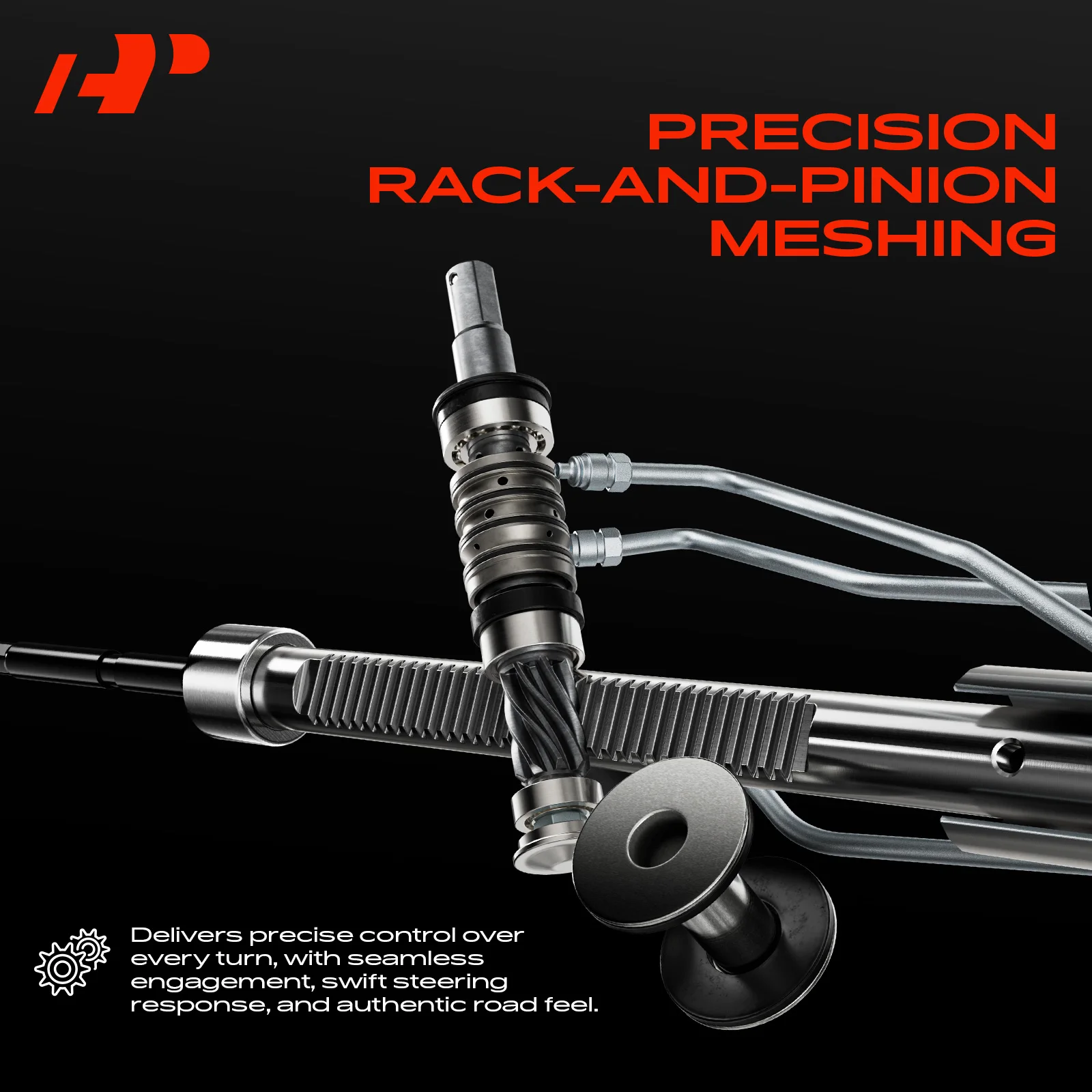 A-Premium Power Steering Rack & Pinion + Outer Tie Rods for Chevy Silverado 1500 2007-2013 Tahoe 2007-2010 GMC Sierra 1500 Yukon
