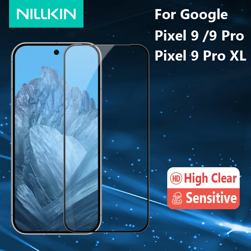 

For Google Pixel 9,9 Pro ,9 Pro XL Tempered Glass Nillkin CP+Pro 2.5D Fully Covered Screen Protector Anti-Explosion Glass