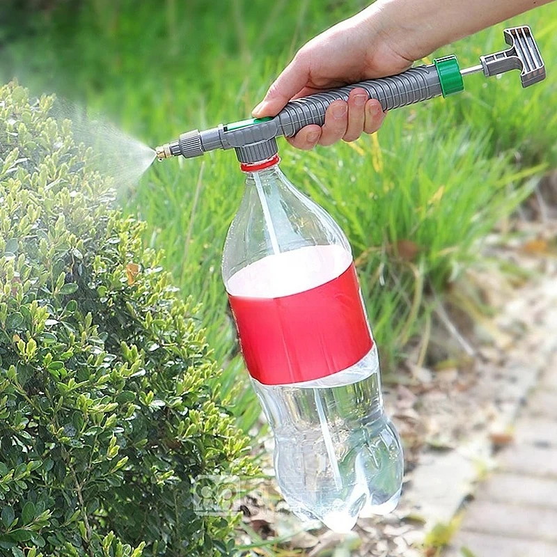 Sprayer High Pressure Manual Air Pump Adjustable Spray Nozzle Portable Tool For Drink Bottle Conversion Garden Farm Watering