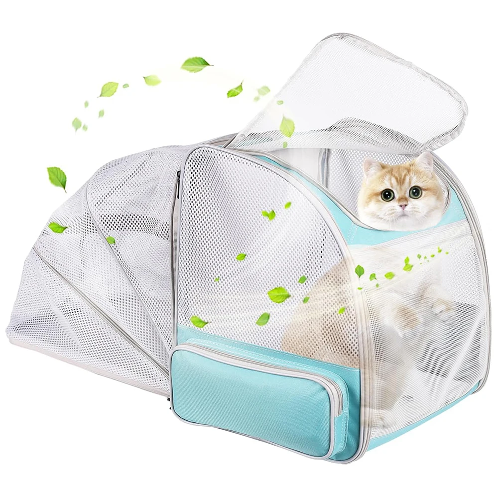 

Back Extension Cat Backpack Pet Carrier bag Small Pets Outdoor Travel Shoulder Backpack for Kitten Bunny Small Dog Cat Carrier