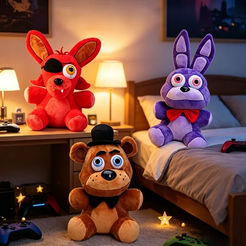 Multiple Characters Available Full Set Plush Dolls, Game Peripheral Stuffed Toy Collectible Ornament Birthday Gift