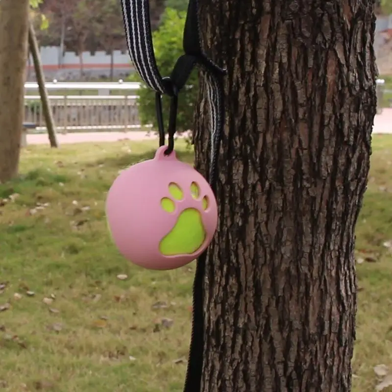 Titular cobertura pelota mascotas X7JD con accesorio correa perrito tenedor tenis estándar