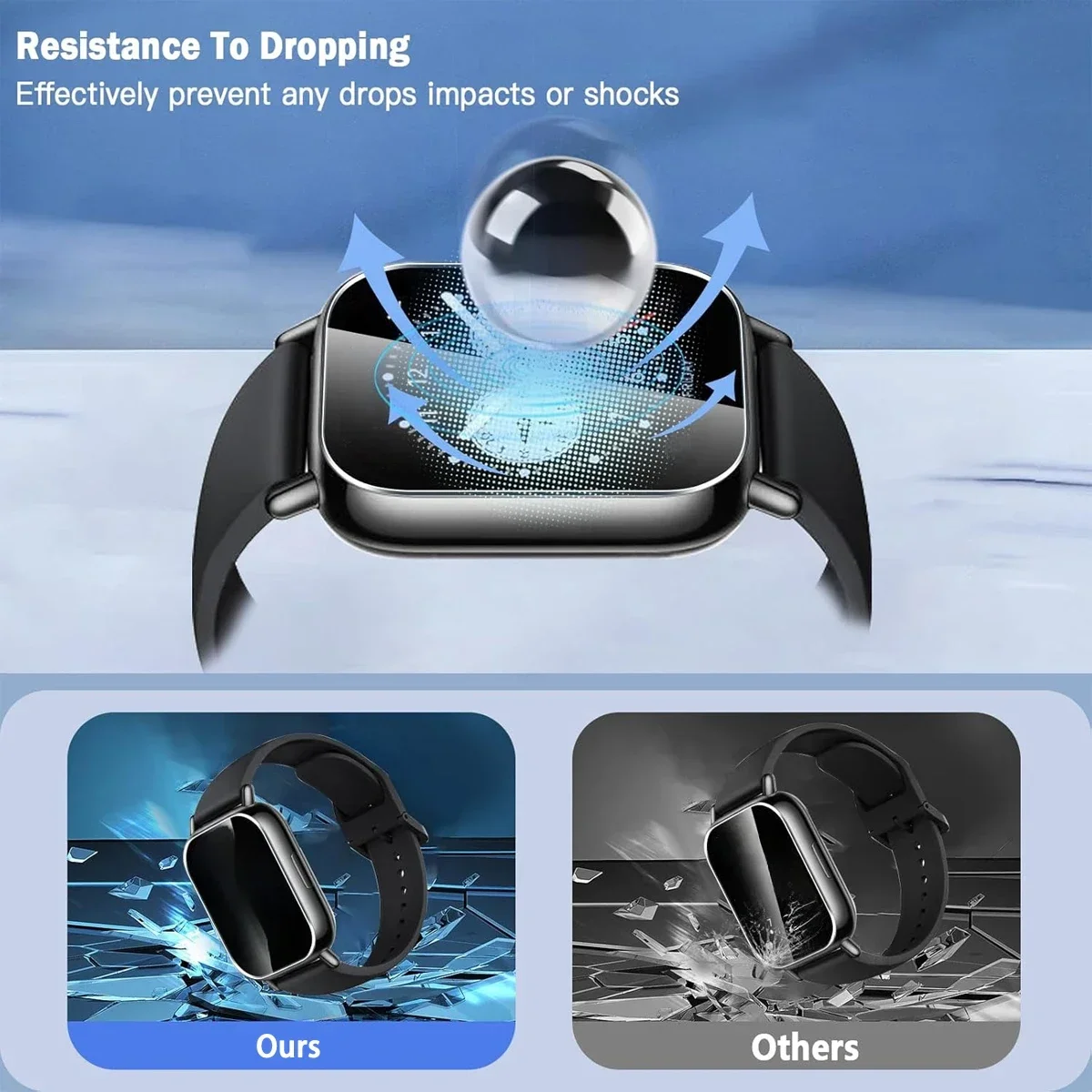9H Premium Tempered Glass for Xiaomi Redmi Watch 5 Lite / 5 Active Smart Watch Clear HD Glass Screen Protector Films Accessories