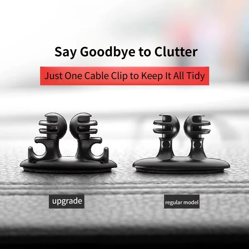 For Universal Car Cable Organizer, 8-Pack Charging Cable Clip Management Accessories