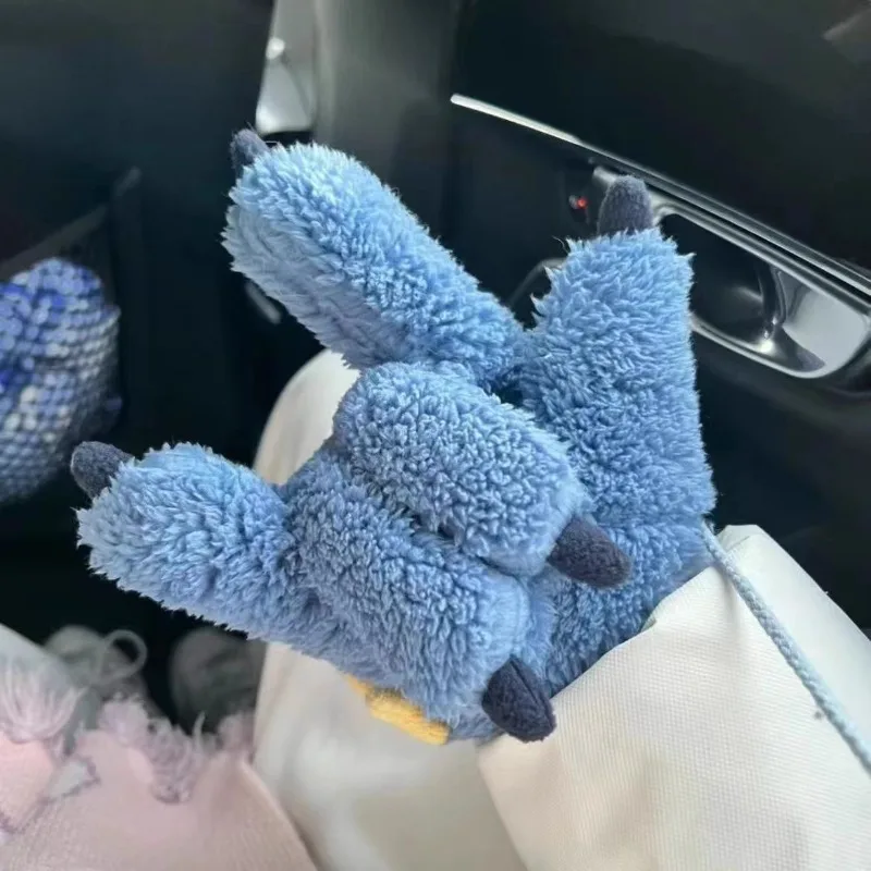 قفازات ديزني الجديدة من Stilt's paw القطيفة للنساء في الشتاء، قفازات دافئة سميكة لطيفة للتزلج وركوب الدراجات لمنع البرد