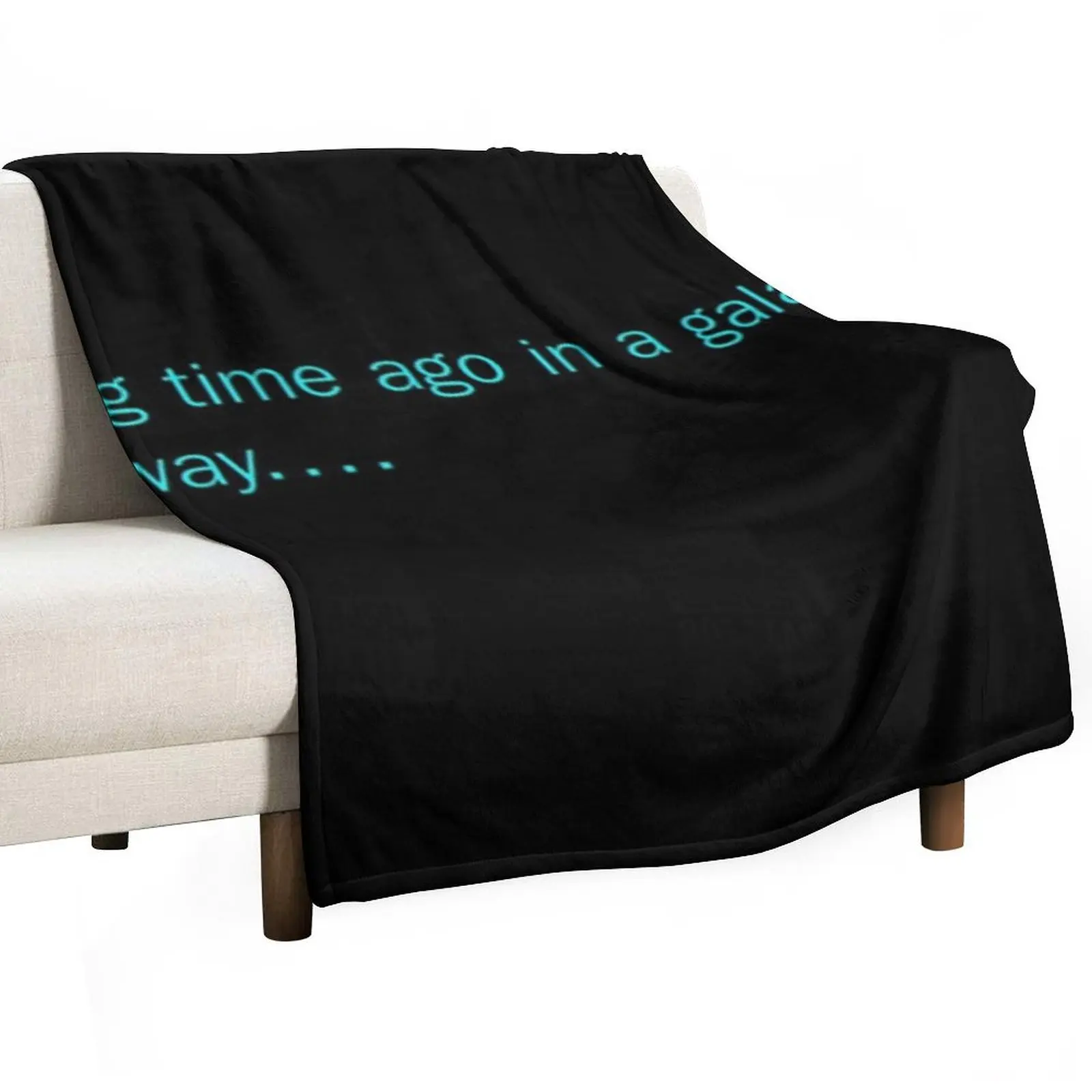 

In a galaxy far far away Throw Blanket Sleeping Bag For Sofa Thin Plaid sofa bed Blankets