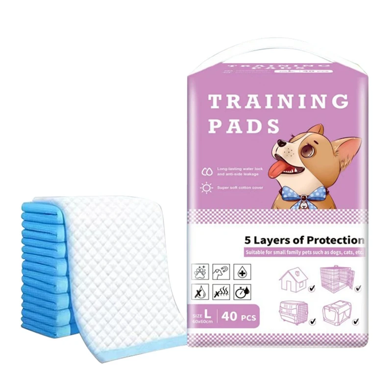 Pee Pads, Pet Toilet/ Potty Training Pads, Absorbent Disposable Diaper For Hedgehog L Easy Install