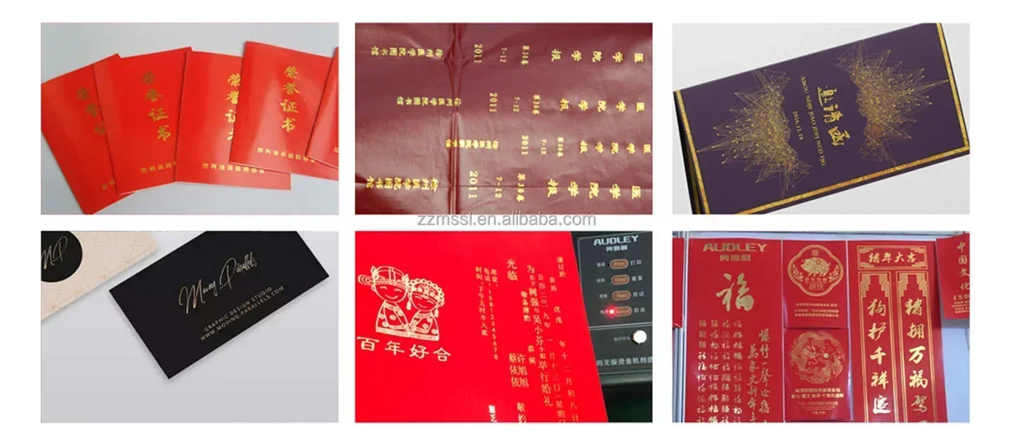 Hot SalesGold Ribbon Stamp Printing Machine Automatic Digital Hot Foil Printer