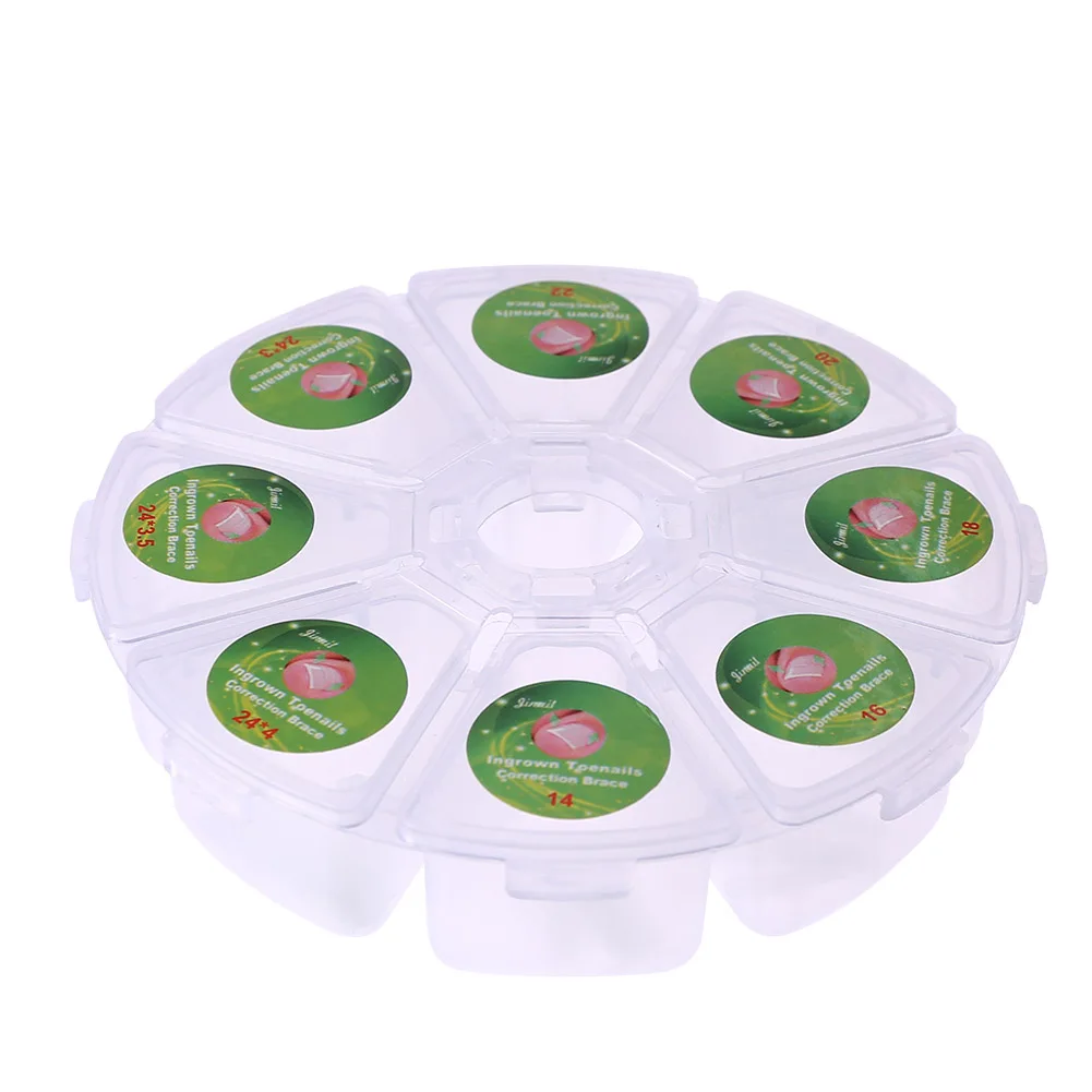 Pegatina para uñas de los pies, Parche de corrección gruesa, herramientas para el cuidado de los pies, 100 unids/lote por caja