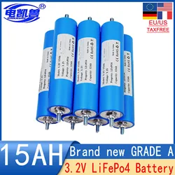 8PCS 3.2V 15ah Lifepo4 Batterie C33 Lithiumphosphat 12V 24V Inwerter trójkołowy, modyfikacja silnika motocykla, akumulator GRADE A