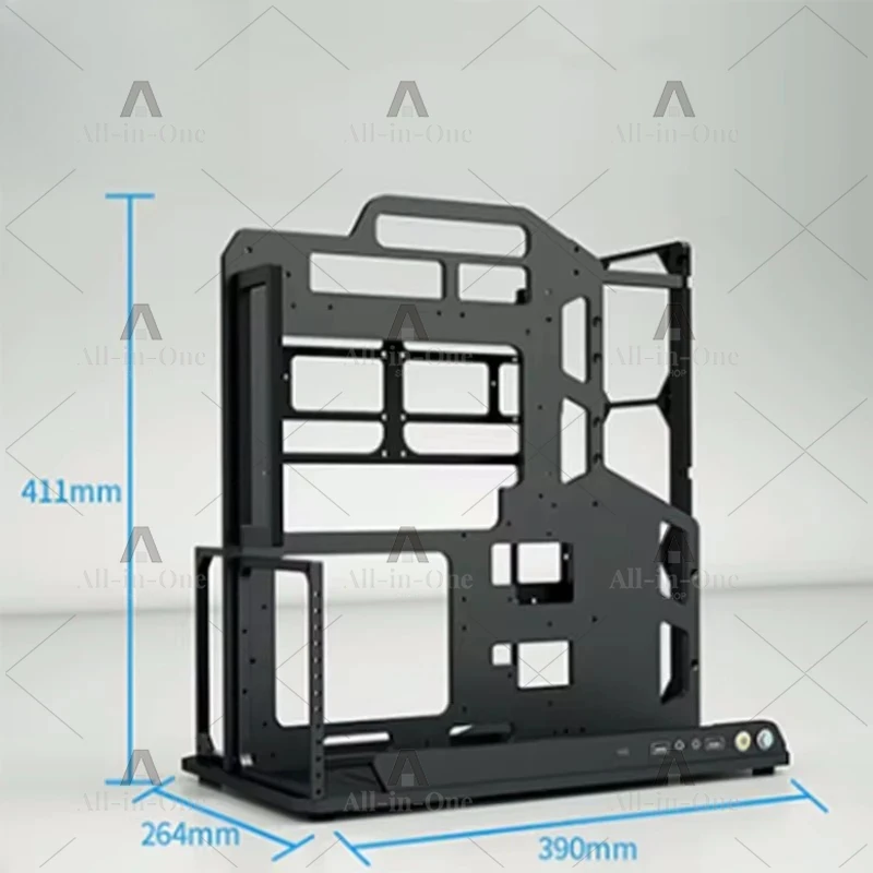 Frame Diy Gaming Computer Case for ATX M-ATX ITX  Computer Cases Atx Mid Pc Case Open Aviation Aluminum
