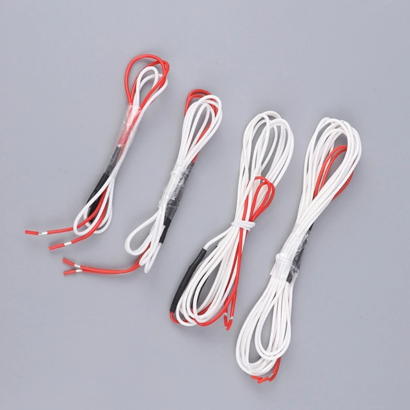 12V Heating Wire Low-Power Warming Cable with Rubber Insulation and Open-End Connection for Panel and Enclosure Use 87HA