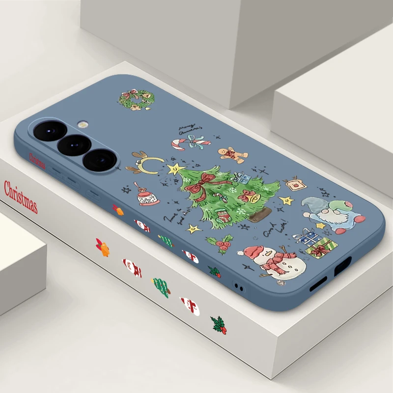 Weihnachtsbaum Handyhülle für Samsung Galaxy S25 S24 S22 S23 Ultra S23 Plus S24 FE A56 A17 A16 A36 A55 A54 A53 A15 A35 TPU Cover