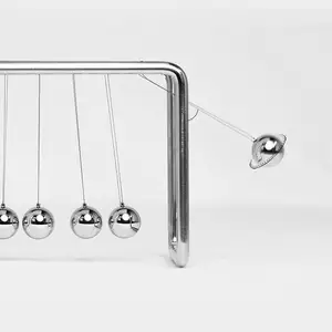 Bewegung Balance Machine Newtons Crand Stahl Gleichgewicht Stahlkugeln Ornament Physikalische Wissenschaft Pendeldekoration für Zuhause 8 Hauptverkaufsbewegungsmaschine - №8