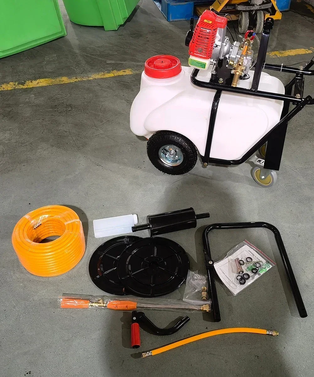 Hot Sales50L  Powered Spray High-pressure Garden, With Pump, Hose And  Engine For Agriculture