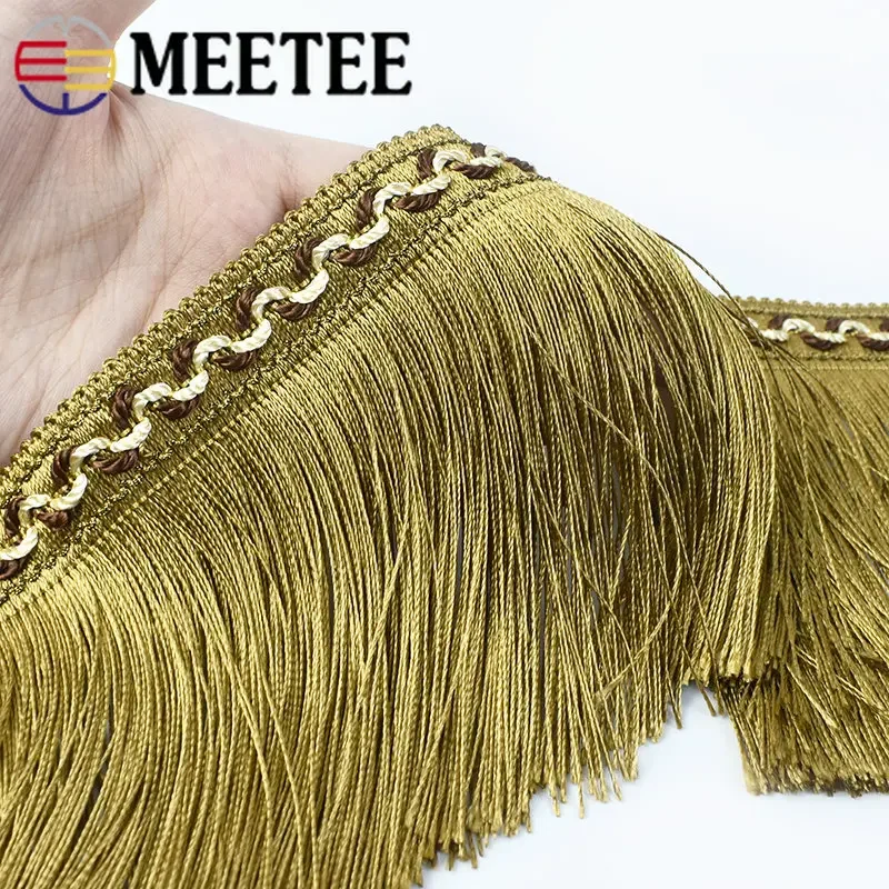 1/2/4Meters 13cm Curtain Tassel Fringe Trimming DIY Home Textile Garment Braid Trim Lace Ribbon Decor Sewing Accessories