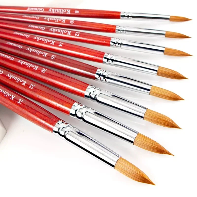 Equipped with Nail Art Brushes, Acrylic Gel Brushes, Nylons, Dragon Head Hair Engraving Pencils, Nail Tools