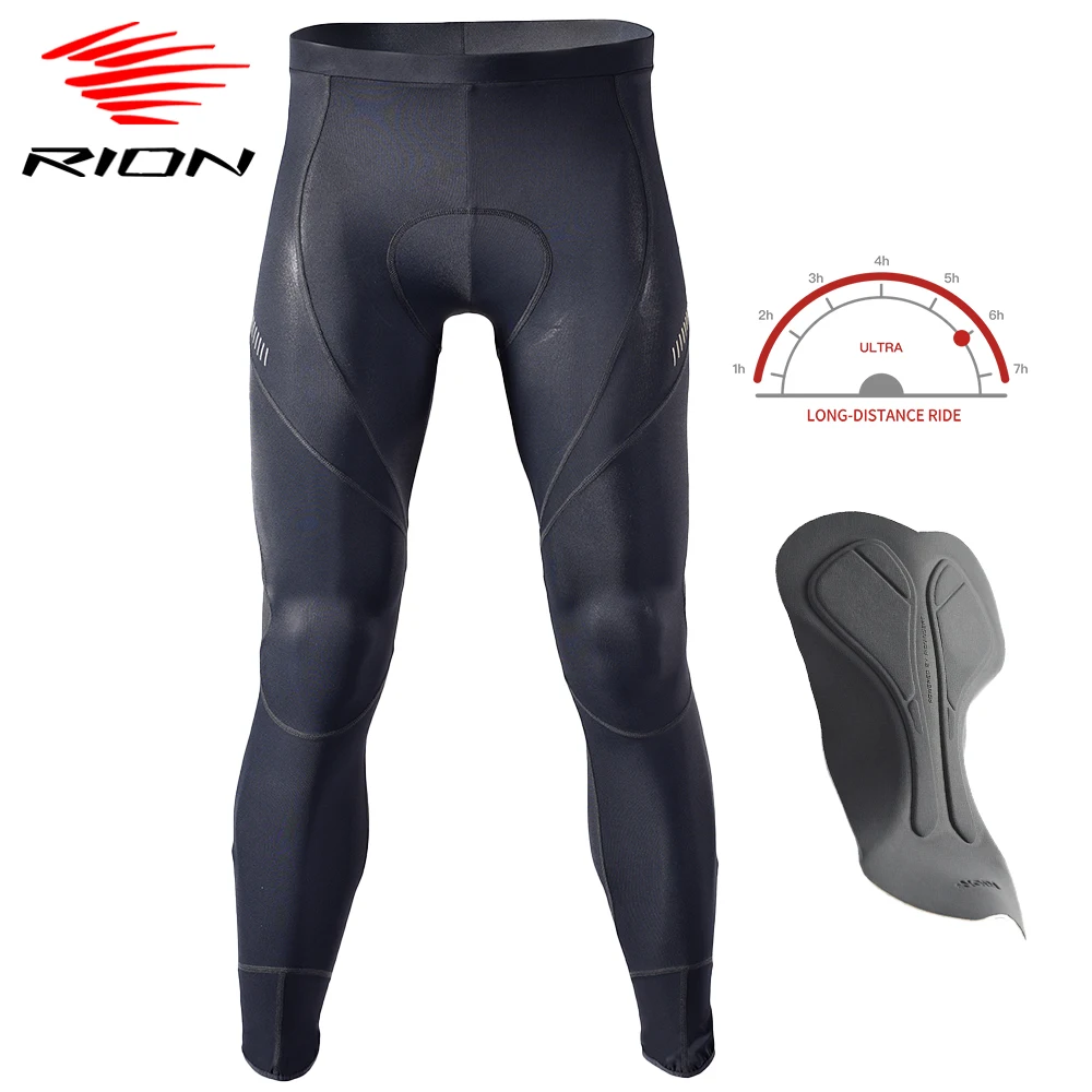 

RION Bicycle Clothing Road Bike Men's Pants MTB Racing Long Pants For Cycling Trousers Mountain Downhill Outdoor Sport Tights