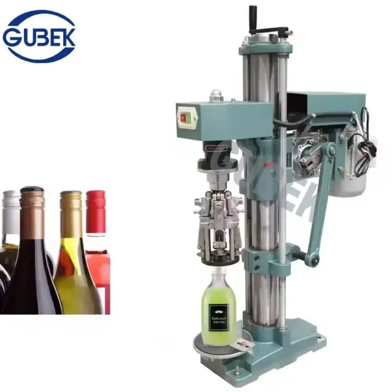 

Wine Bottles Aluminum Screw Capping Tightening Locking Machine