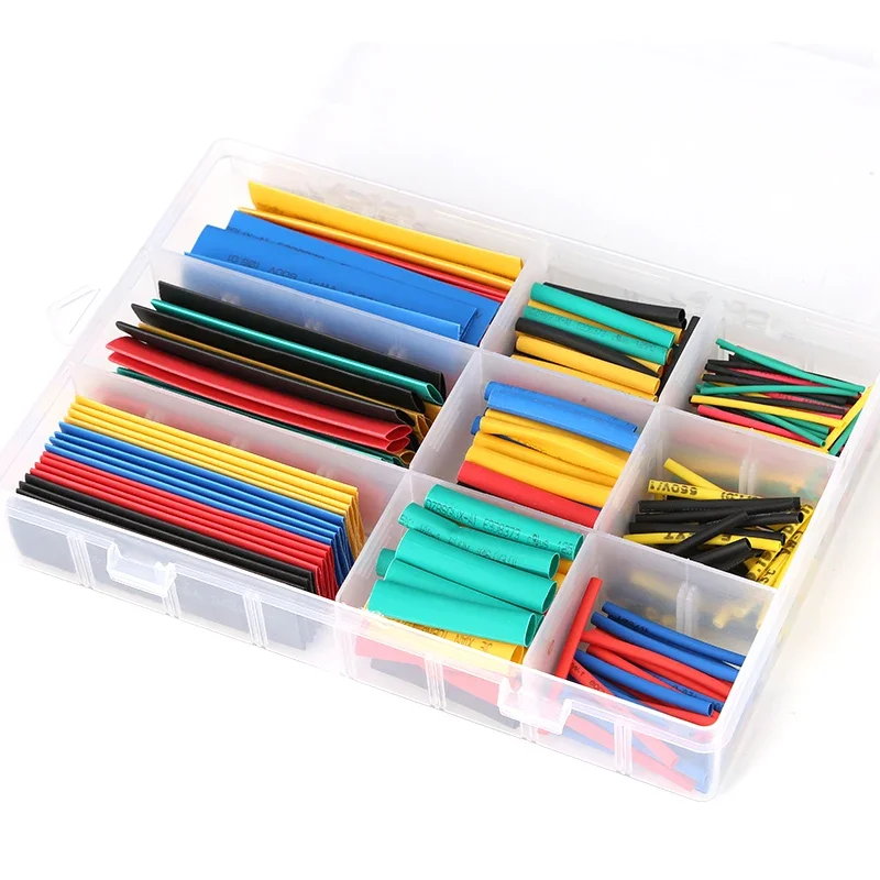 Heat shrink tube kit Insulation Sleeving and Waterproof solder ring terminal Insulated Butt Splices Wire Connectors assorted set